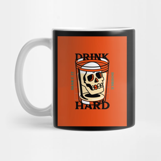 Drink Hard by Plush Tee